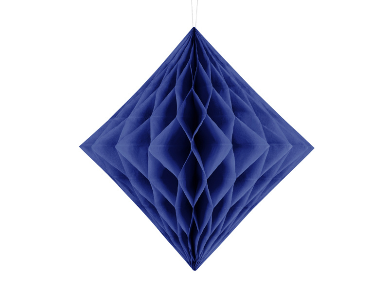 Honeycomb Diamant Navy Blauw (20cm)