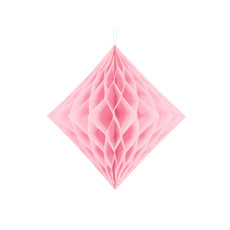 Honeycomb Diamant Licht Roze (20cm)