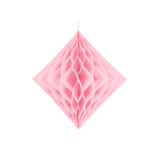 Honeycomb Diamant Licht Roze (20cm)