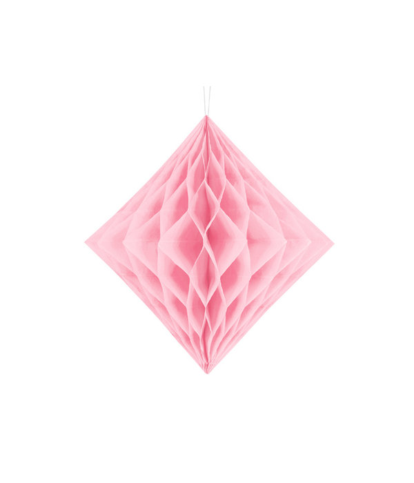 Honeycomb Diamant Licht Roze (20cm)