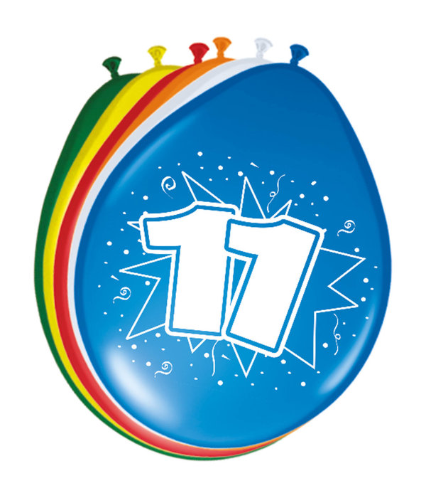 11 Jaar Ballonnen 30cm (8st)