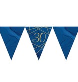 Vlaggenlijn 30 jaar Navy/Goud - 3,7m