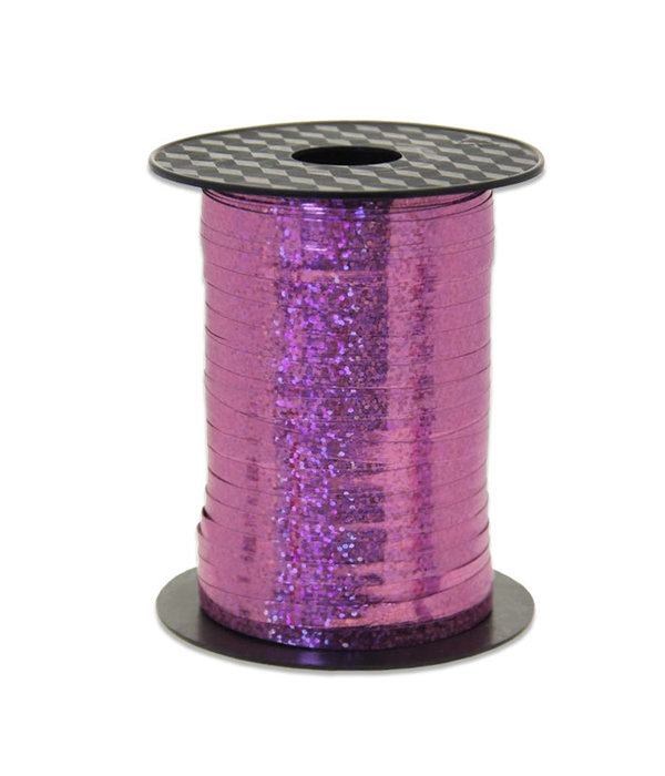 Polyband Holografisch Roze - 250m