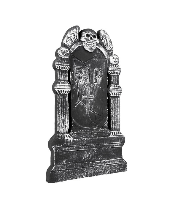 Grafsteen RIP Flying Skull - 50x30cm