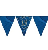 Vlaggenlijn 18 Jaar Navy/Goud - 3,7m