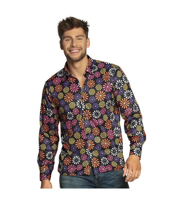 Blouse Flower Power Hippie Heren