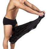 Stripperbroek Klittenband Zwart