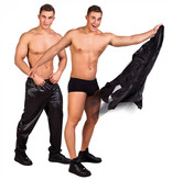 Stripperbroek Klittenband Zwart