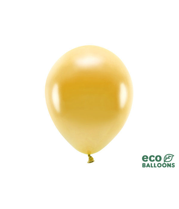 Ballonnen Goud Metallic Premium Organic (10st)
