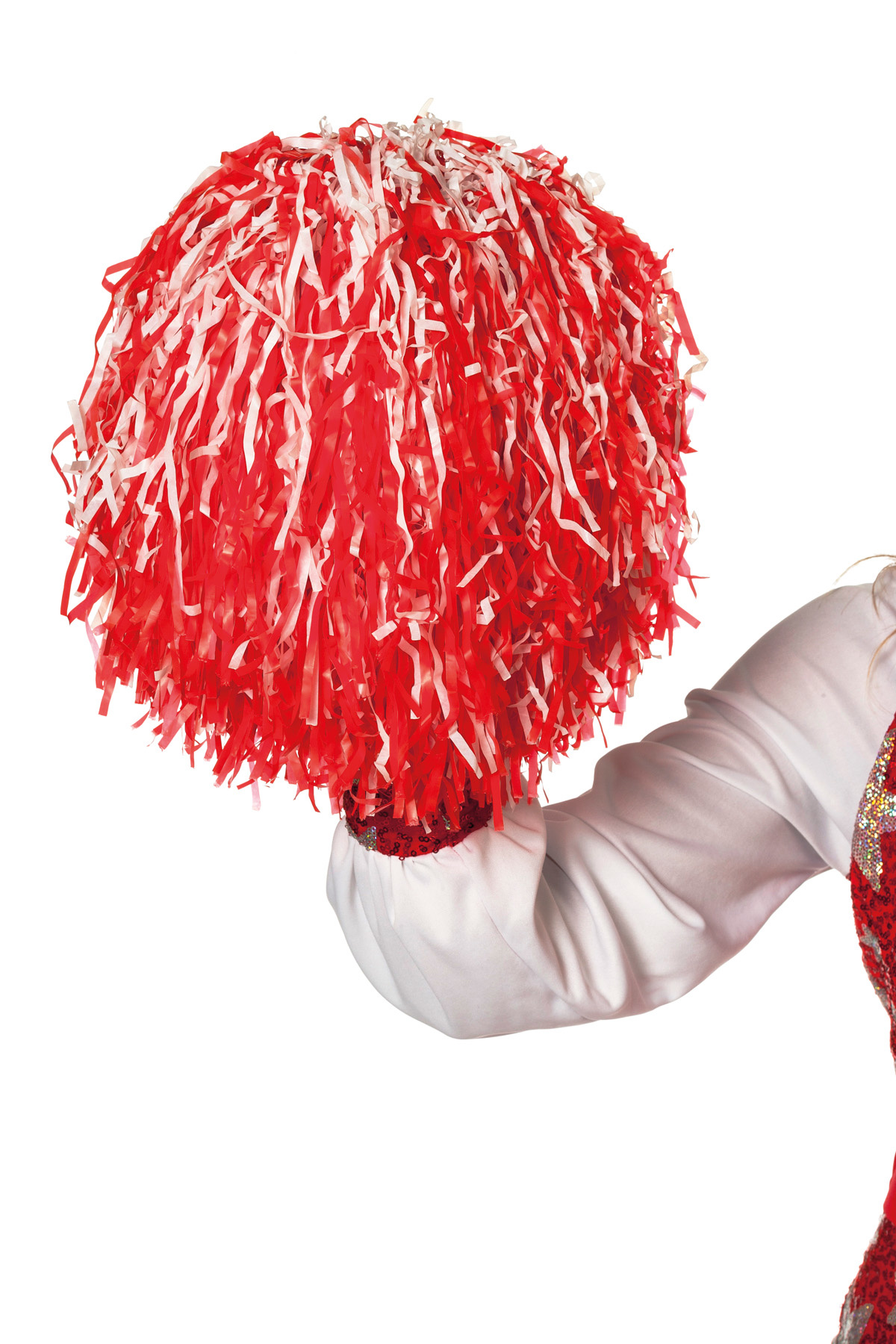 Cheerball ringgreep rood/wit