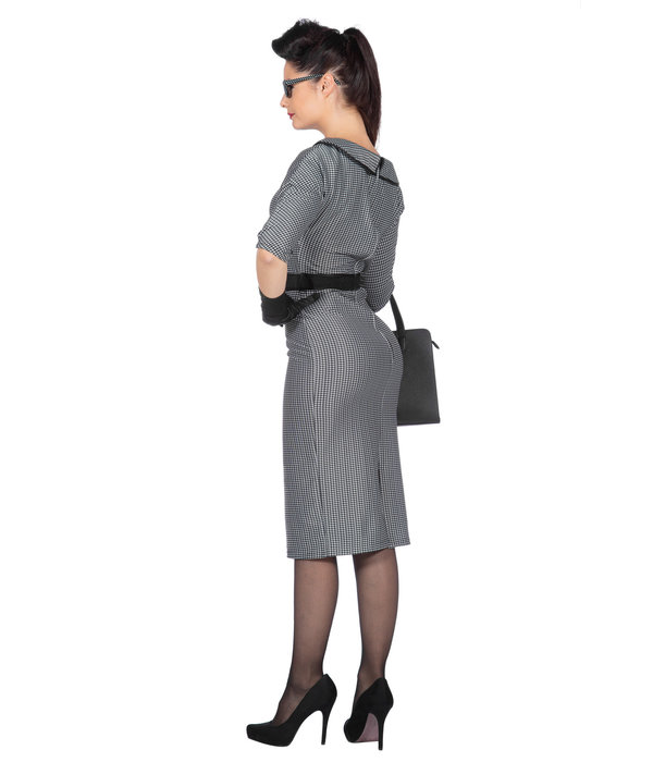 Jurk Rockabilly Jaren 50 Jacky Grijs