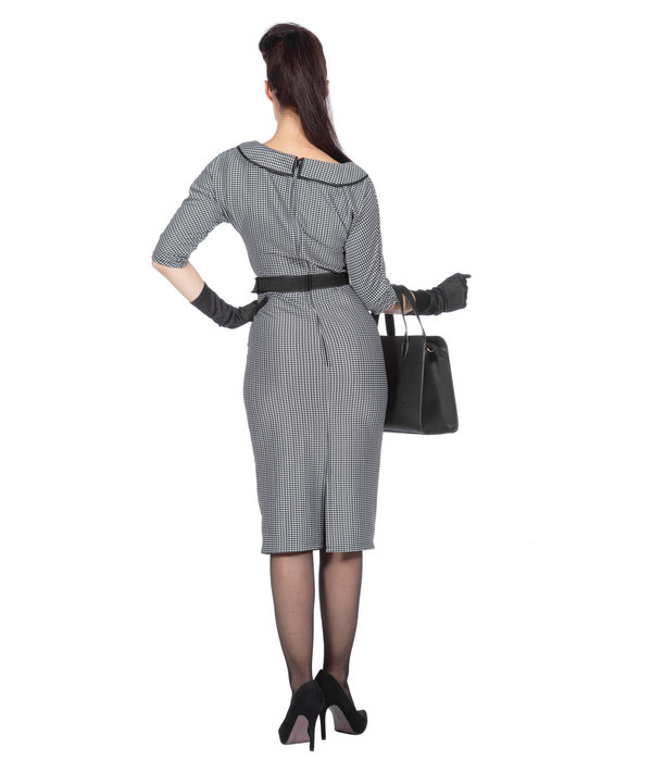 Jurk Rockabilly Jaren 50 Jacky Grijs