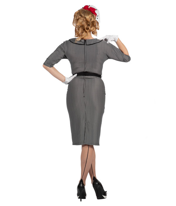 Jurk Rockabilly Jaren 50 Jacky Grijs