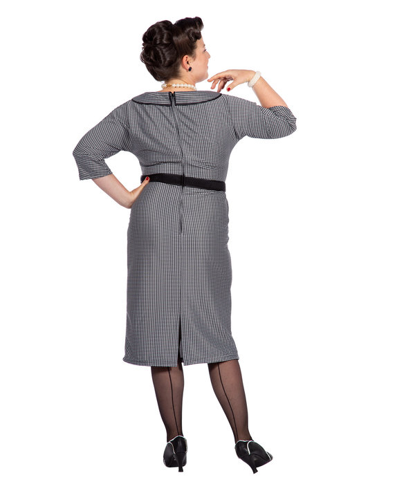 Jurk Rockabilly Jaren 50 Jacky Grijs