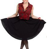 Rockabilly Kostuum Jaren 50 Rizzo Rood/Zwart