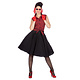 Rockabilly Kostuum Jaren 50 Rizzo Rood/Zwart