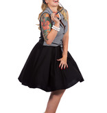 Rockabilly Kostuum Jaren 50 Rizzo Zwart/Wit