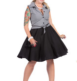 Rockabilly Kostuum Jaren 50 Rizzo Zwart/Wit
