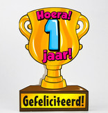 Trofee kaart - 1 jaar