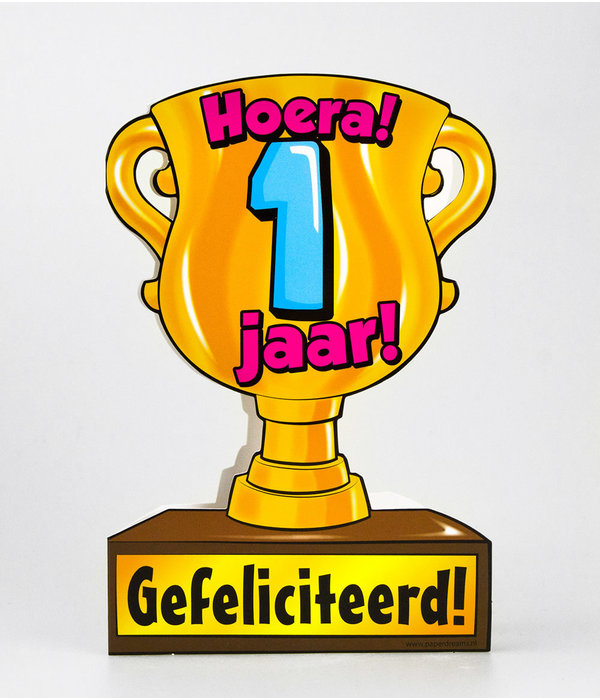 Trofee kaart - 1 jaar