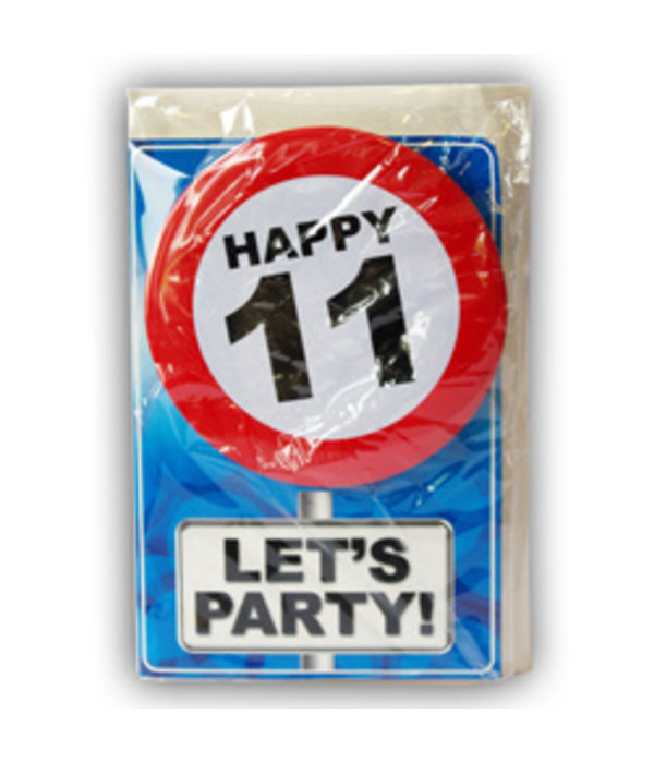 Happy Age Kaart - 11 Jaar