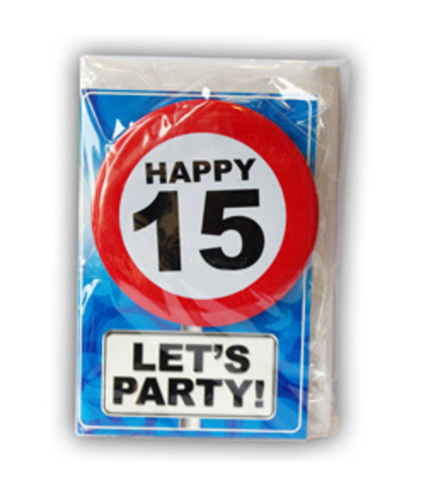 Happy Age Kaart - 15 Jaar