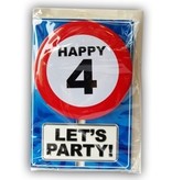 Happy Age Kaart - 4 Jaar