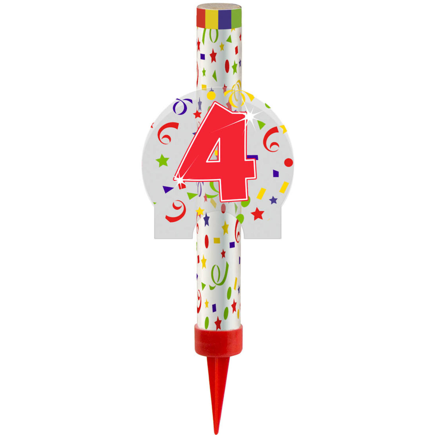 Ijsfontein Confetti Print Cijfer 4 afbeelding