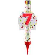 Ijsfontein Confetti Print Cijfer 7