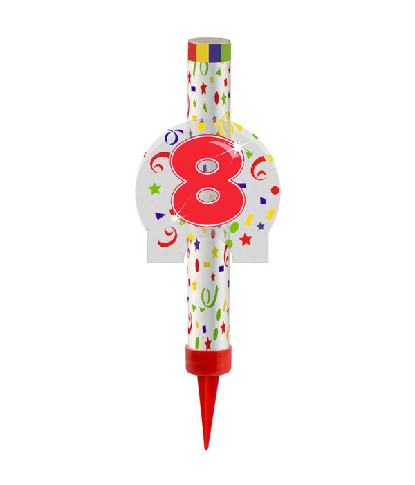 Ijsfontein Confetti Print Cijfer 8