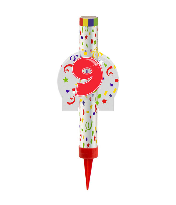 Ijsfontein Confetti Print Cijfer 9