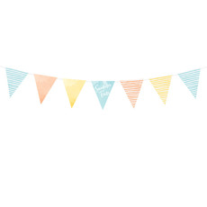 Mini Vlaggenlijn Summer Time - 1,3m