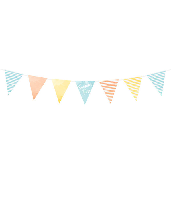 Mini Vlaggenlijn Summer Time - 1,3m