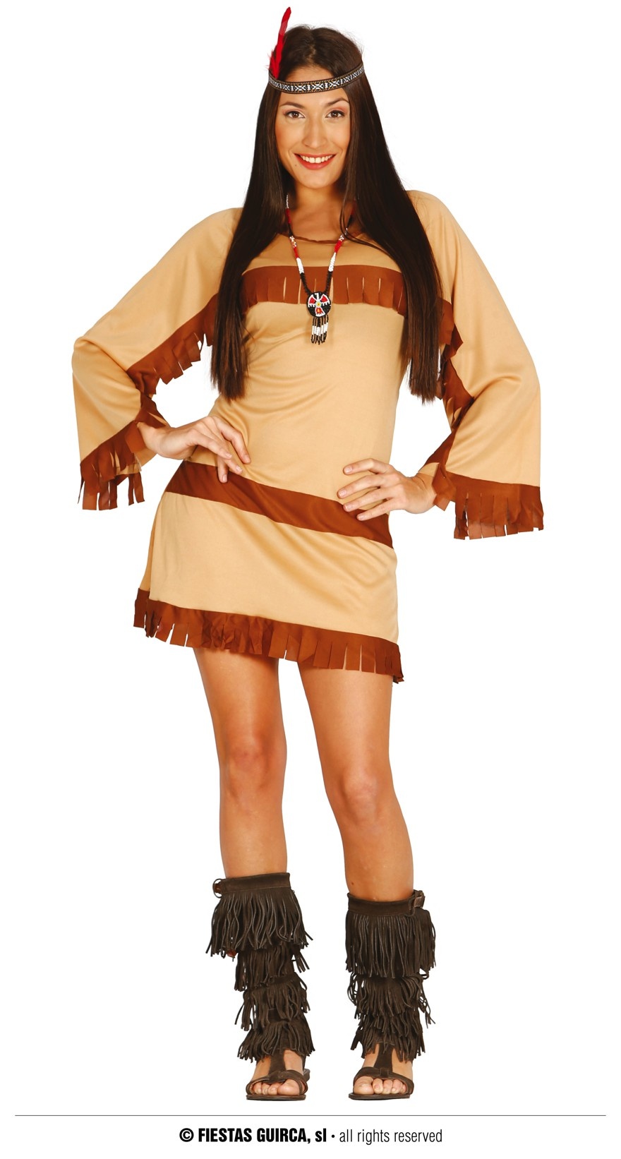 Pocahontas kostuum dame
