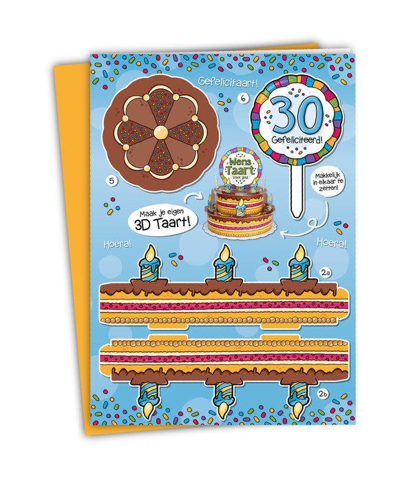 3D Wenstaart 30 Jaar