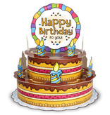 3D Wenstaart Happy Birthday