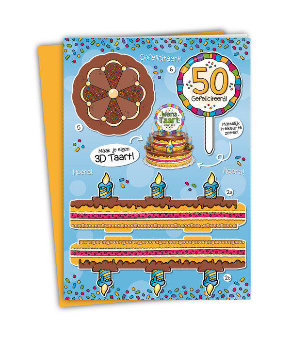 3D Wenstaart - 50 Jaar