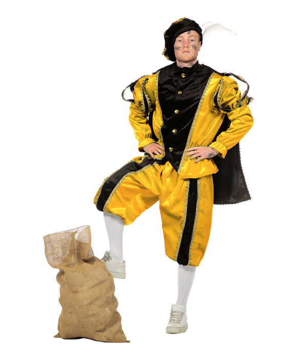 Pietenpak deluxe Palmitos geel/zwart