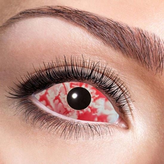 Sclera Red lava lenzen afbeelding