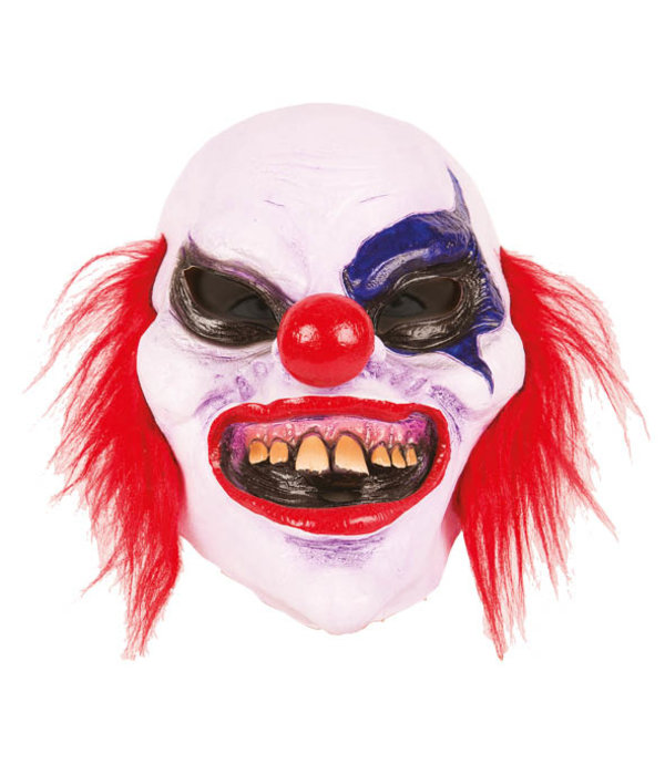 Dronken worden Gewoon Selectiekader Masker Enge Clown Latex - Feestbazaar.nl
