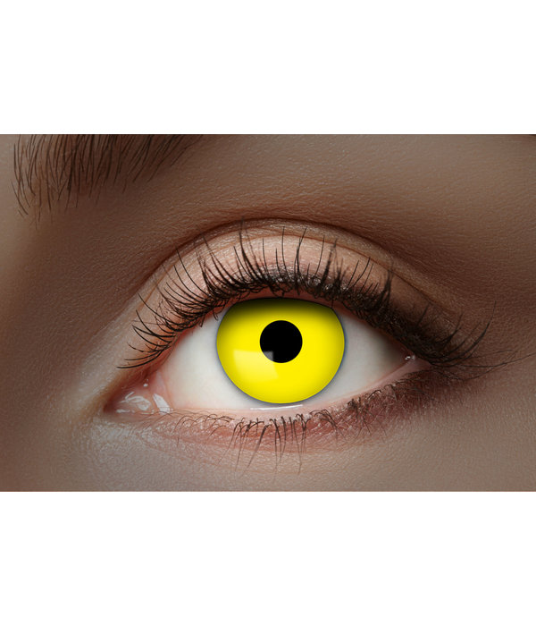 UV Flash Gele kleurlenzen 1 Maand
