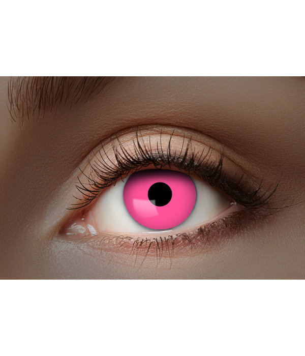 UV Flash Roze kleurlenzen 1 Maand