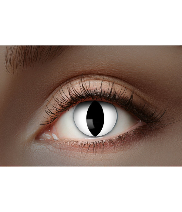 UV Flash Witte Kat kleurlenzen 1 Maand