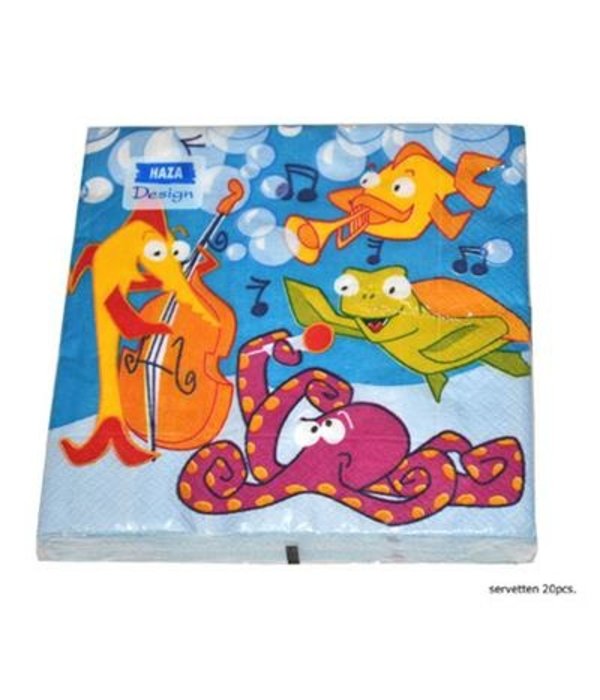 Servetten Zeedieren (20st)