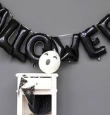Folieballonnen Letter Halloween Zwart