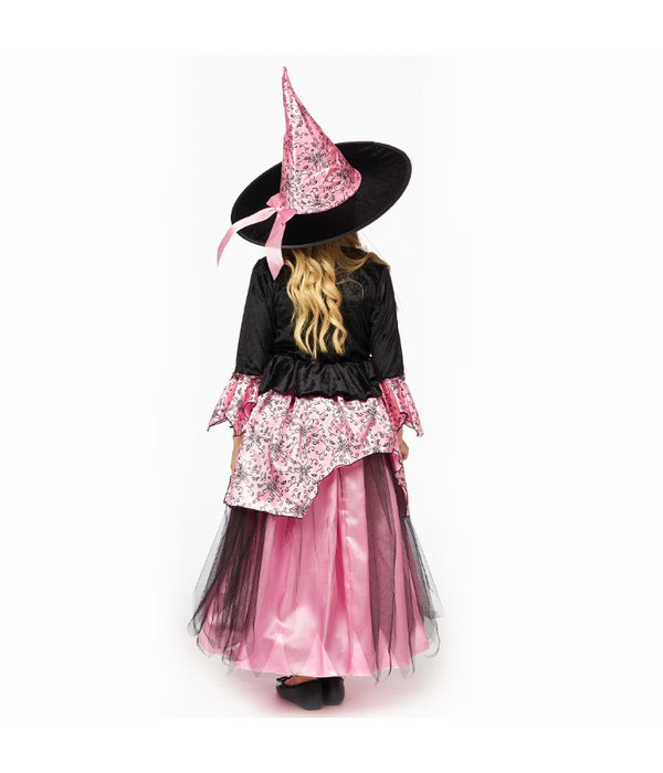 Heksenjurk Kind Roze Premium + Hoed
