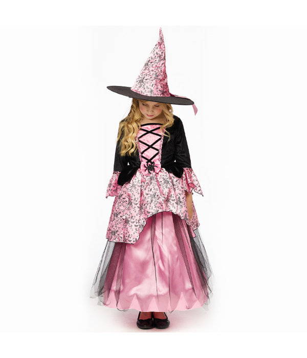 Heksenjurk Kind Roze Premium + Hoed