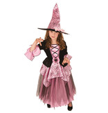 Heksenjurk Kind Roze Premium + Hoed