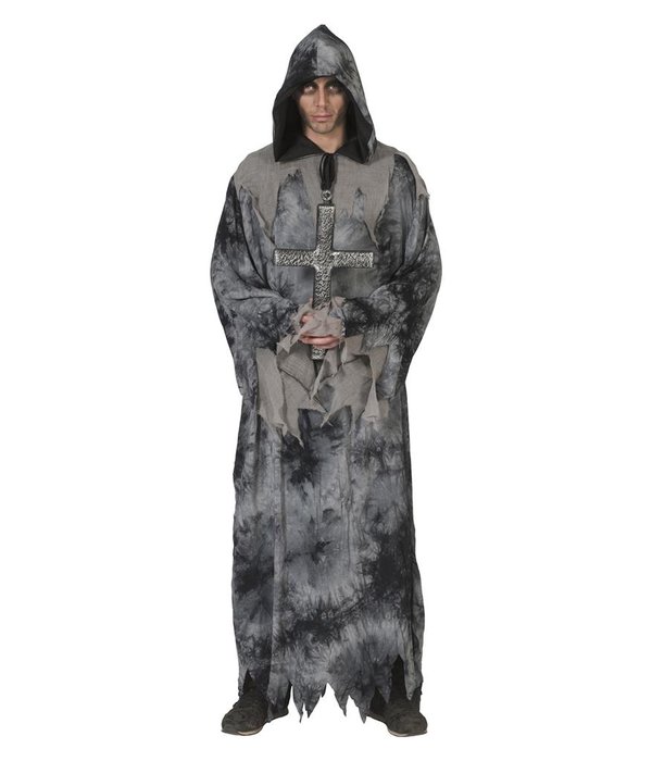 Grijze Demoon Kostuum Man