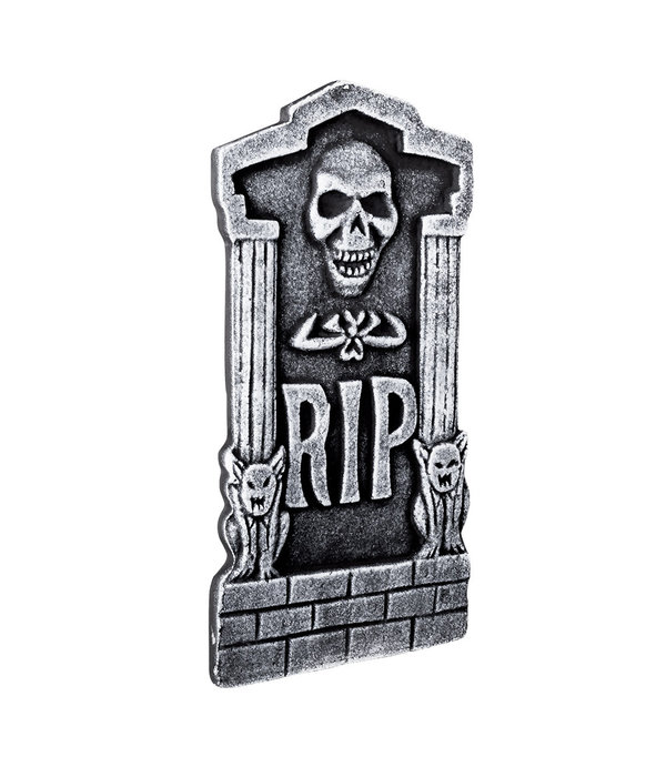 Halloween Grafsteen RIP Skull 41x20cm